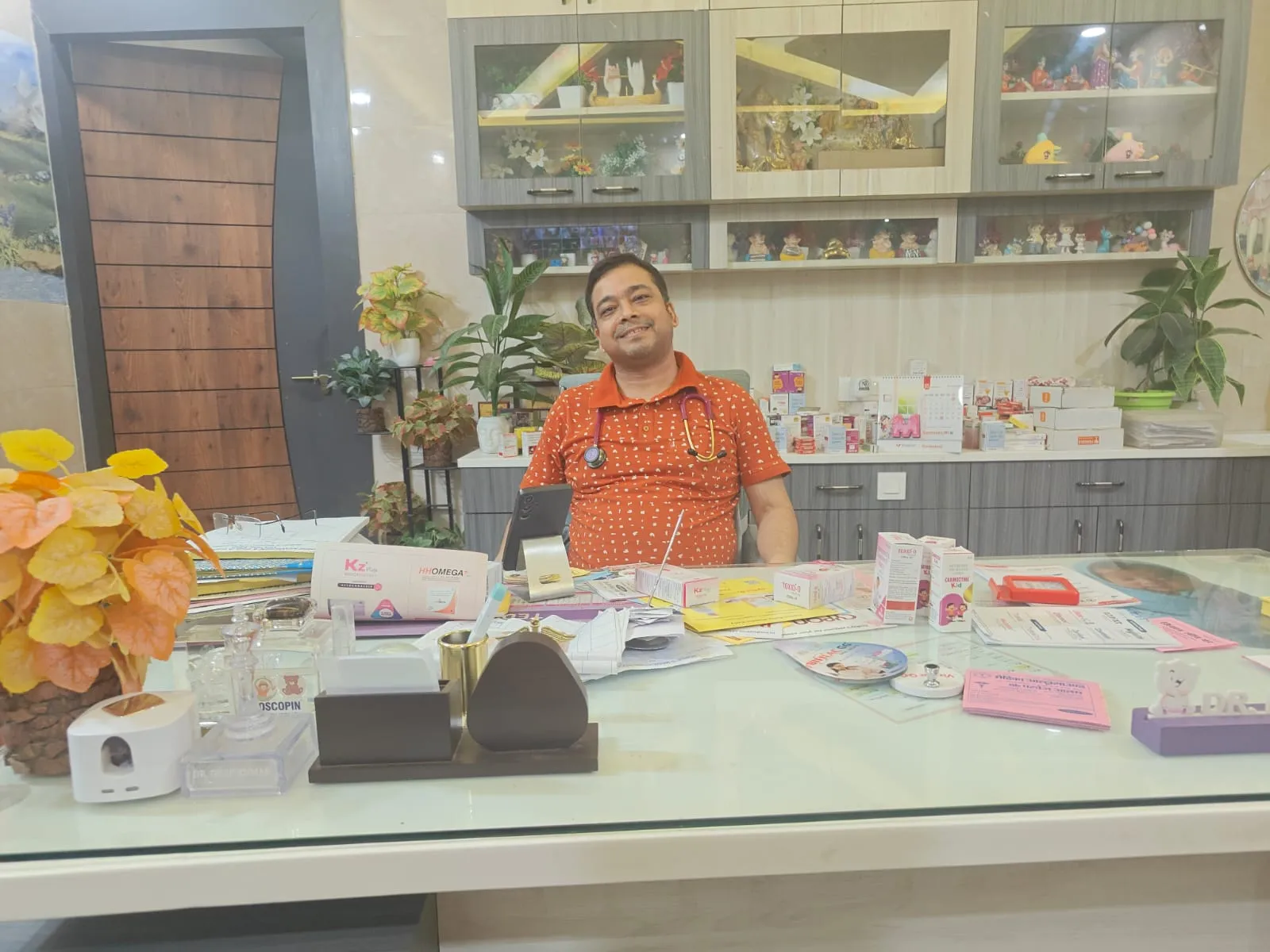 Dr. Dilip Kumar in OPD Consulting Office