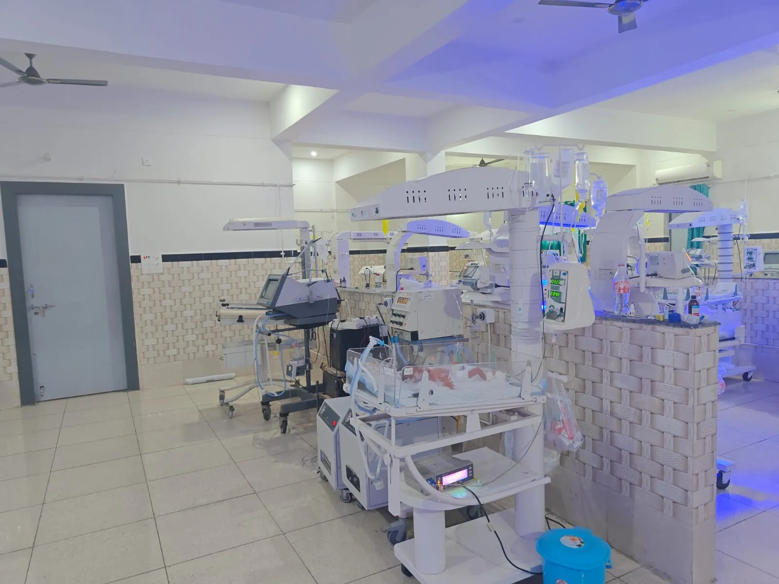 NICU Equipped with Advanced Incubators